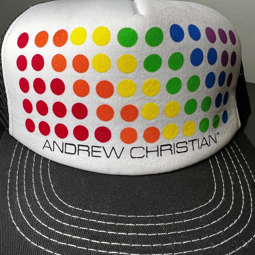 Andrew Christian Pride Baseball Cap / OS Adjustable Fit / NWT